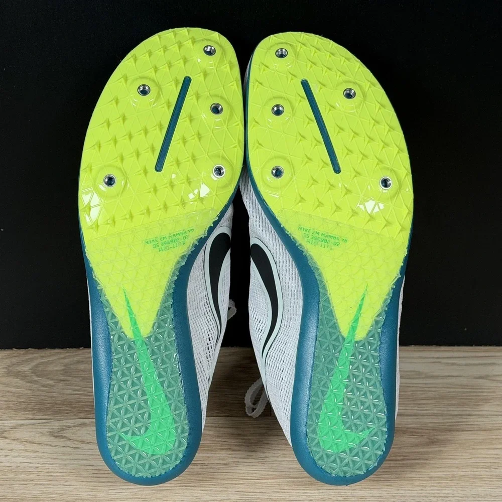 Nike Zoom Mamba V6 Track Spikes Mens Size 10 White Distance Running DR2733-102